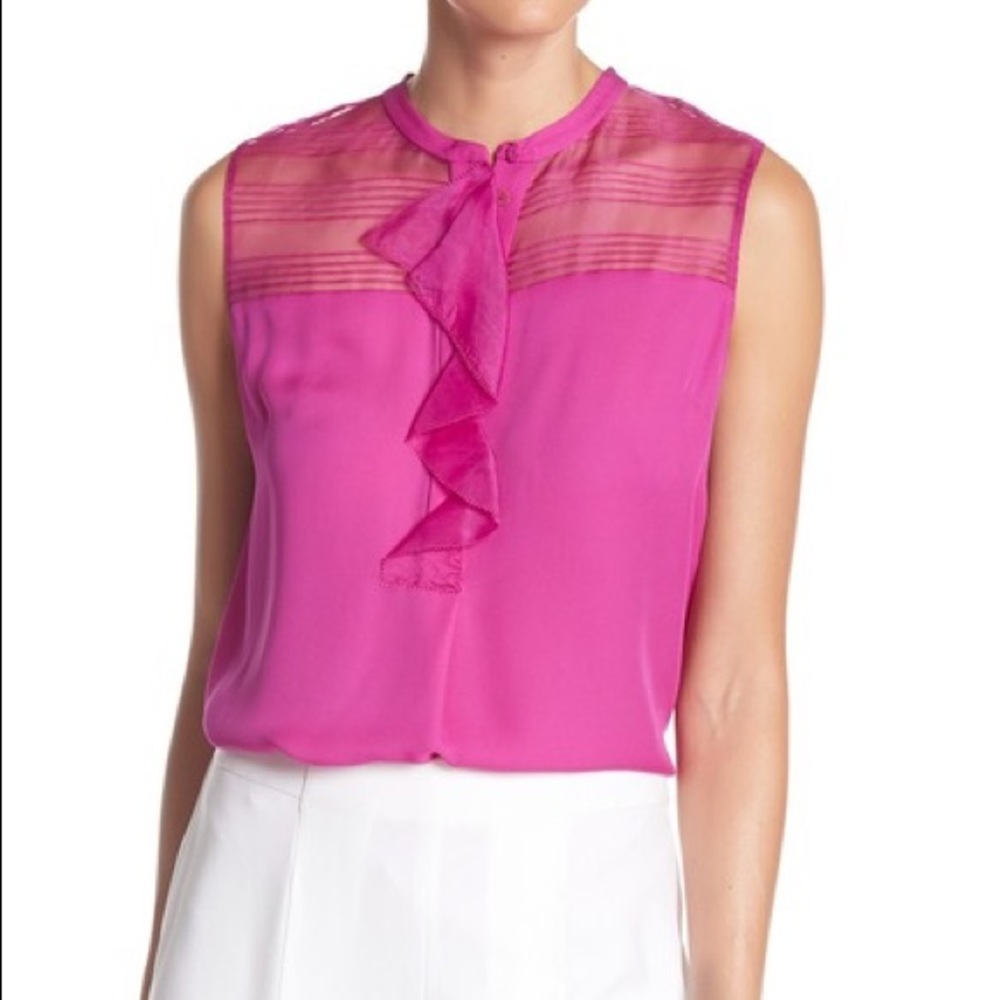 Elige Tahari Silk Top